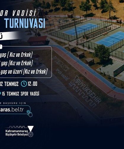 Ödüllü Tenis Turnuvasına Başvurular Başladı