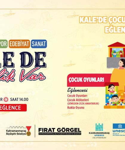 Tarihi Kalede Çocukları Eğlence Dolu Bir Pazar Bekliyor