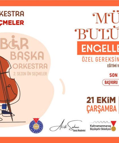 Büyükşehir’in “Bir Başka Orkestra”sı Yeni Seslerini Arıyor