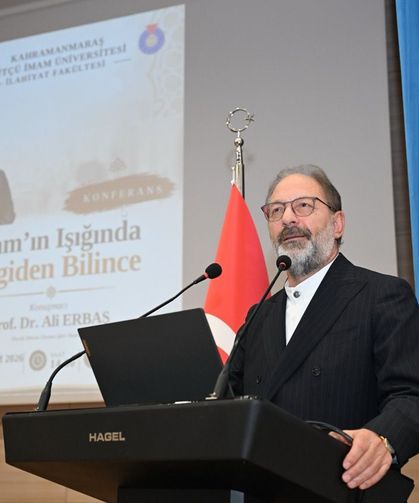Ali Erbaş, KSÜ’de “İslam’ın Işığında Bilgiden Bilince” Konferansı Verdi