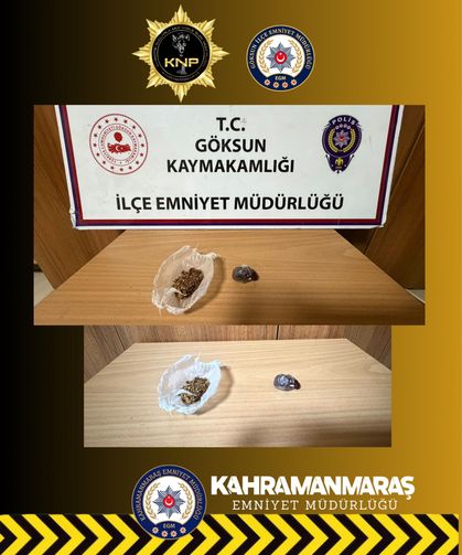 Kahramanmaraş'ta uyuşturucu operasyonu! Bir tutuklama