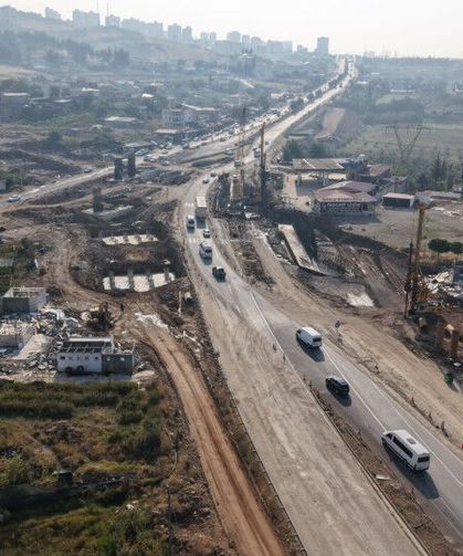 Kuzey Çevre Yolu Batı Girişi Hızla Yükseliyor