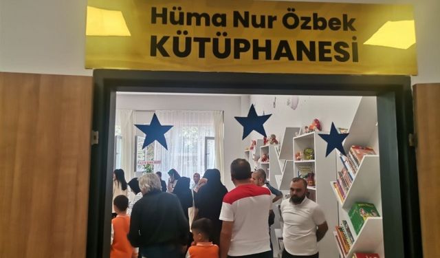 Minik Deprem Şehidi Adına Kütüphane Açıldı!
