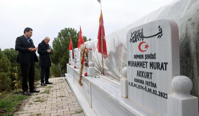 Başkan Okay, Hayatını Kaybeden Personeli Mezarı Başında Andı!