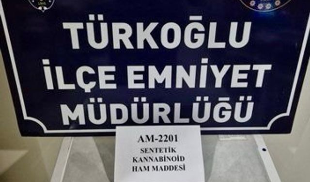 Türkoğlu’nda yasaklı madde  3 kişi tutuklandı