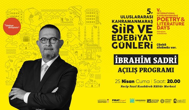 İbrahim Sadri Bu Akşam Kahramanmaraş’ta!