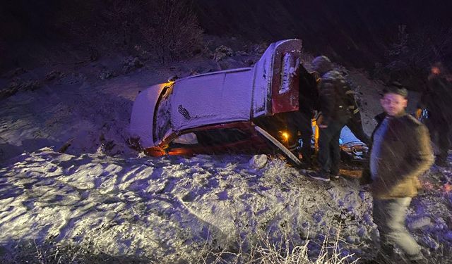Kahramanmaraş’ta otomobil takla attı: 2 yaralı