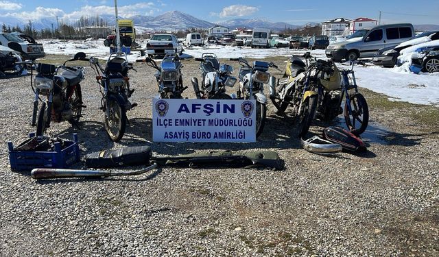 Afşin’de Motosiklet Hırsızları Yakalandı