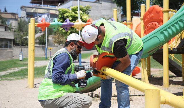 Dulkadiroğlu’nda Park Ve Bahçeler Yaza Hazır