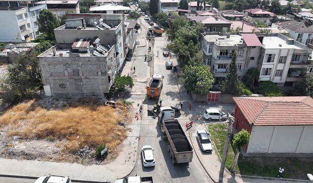 Namık Kemal Mahallesi’nde Altyapının Ardından Üstyapı Tamiratları Yapılıyor