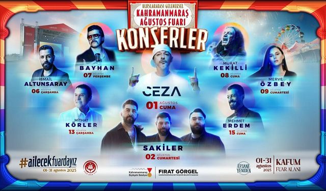 Kahramanmaraş’ta Ağustos Fuarı Bu Yıl da Dolup Taşacak