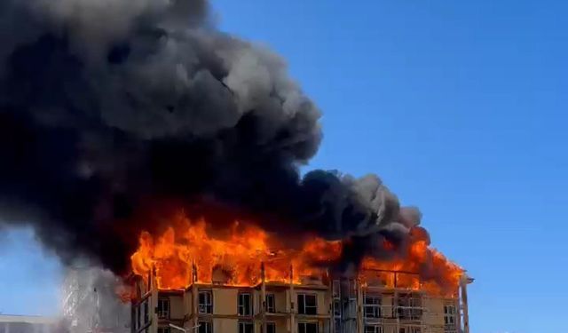 Kahramanmaraş orman lojmanlarında yangın