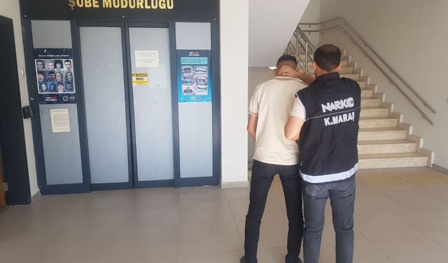 Kahramanmaraş’ta uyuşturucu taciri 2 kişi tutuklandı