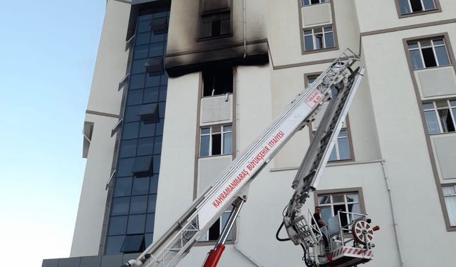 Kahramanmaraş’ta öğrenci yurdunda yangın
