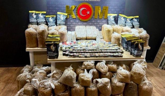 Kahramanmaraş’ta kaçak sigara operasyonu: 11 gözaltı