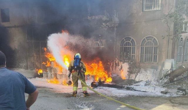 Kahramanmaraş’ta işyeri yangını: 1 yaralı
