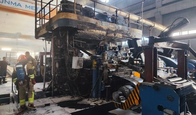 Kahramanmaraş’ta iş yeri yangını