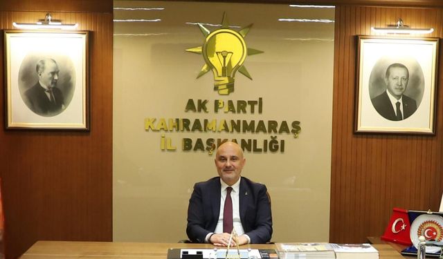 AK Parti Kahramanmaraş İl Başkanı Gül’den 29 Ekim Cumhuriyet Bayramı Mesajı