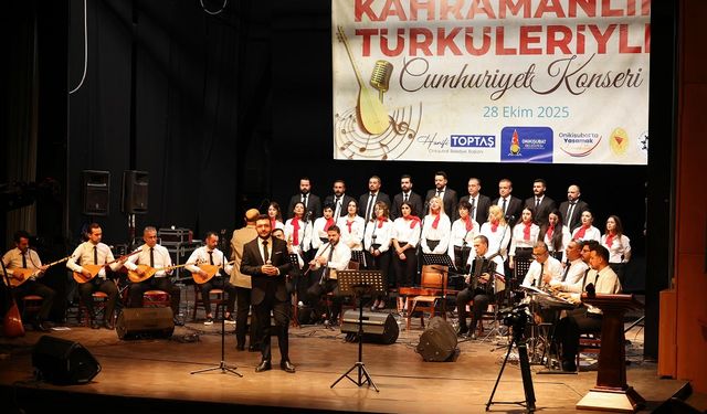 Kahramanlık Türküleriyle Cumhuriyet Konserine yoğun ilgi