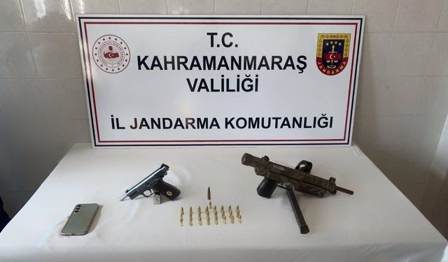 Kahramanmaraş’ta suikast silahı ele geçirildi