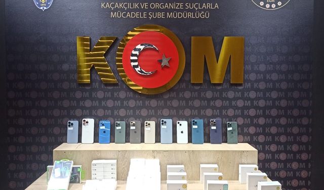 Kahramanmaraş’ta Kaçak Cep Telefonu Operasyonu