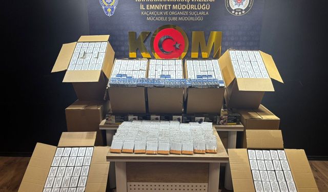 Kahramanmaraş’ta Kaçak Sigara Operasyonu