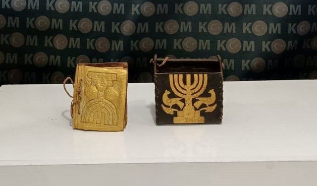 Kahramanmaraş’ta tarihi Tevrat Kitabı ele geçirildi