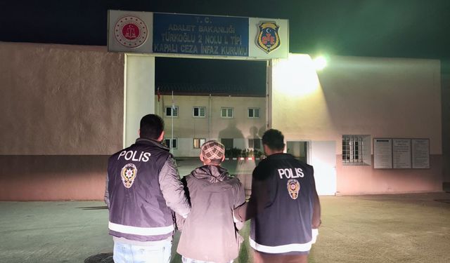 Kahramanmaraş’ta 88 Yıl Hapis Cezasıyla Aranan Şahıs Yakalandı