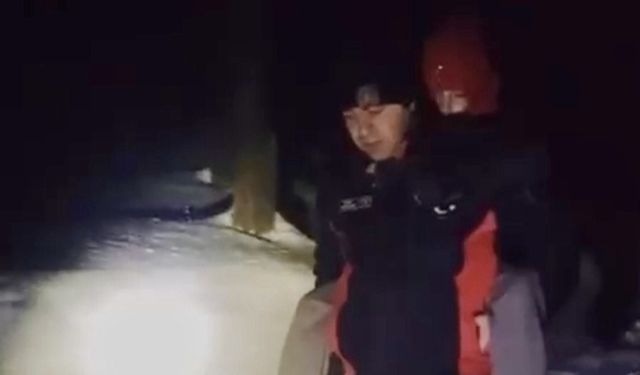 İtfaiyeden Karda Hayat Kurtaran Müdahale