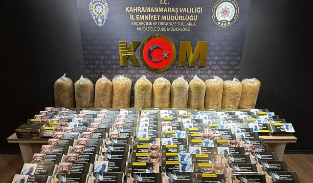 Kahramanmaraş’ta Kaçakçılık ve Uyuşturucu Operasyonu: 1 Tutuklama