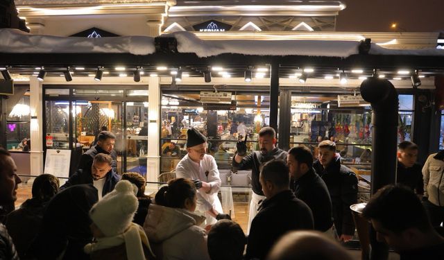 Alpedo’dan soğuk havada sıcak ikram