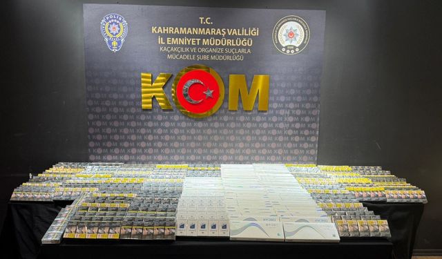 Kahramanmaraş’ta Kaçakçılık ve Uyuşturucuya Darbe