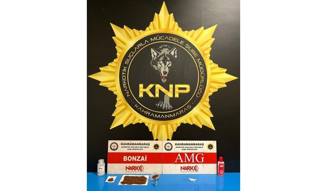 Kahramanmaraş’ta Narkotik Operasyonu: 2 Tutuklama