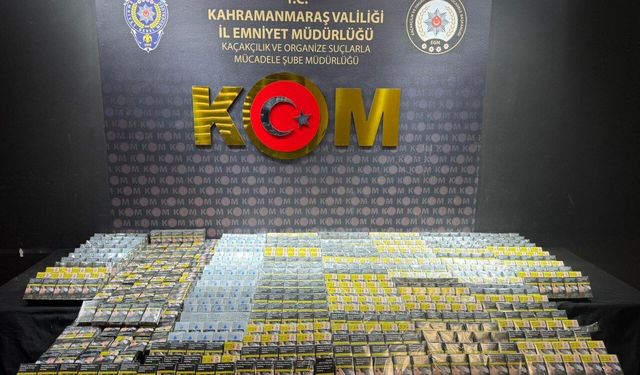 Kahramanmaraş’ta Narkotik ve Kaçakçılık Operasyonu