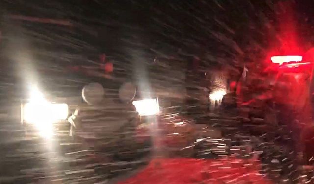 Kahramanmaraş’ta Kar ve Tipi Ulaşımı Felç Etti