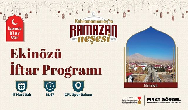 “İlçemde İftar Var” Ekinözü’nde!