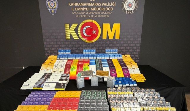 Kahramanmaraş’ta Kaçakçılık Operasyonu