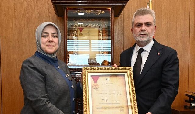 Başkan Görgel, AK Parti Kadın Kolları Başkanı Ercan’ı Makamında Ağırladı