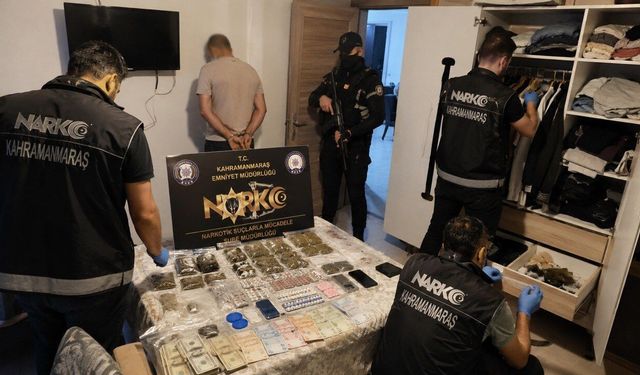 Kahramanmaraş’ta uyuşturucudan 3 kişi tutuklandı