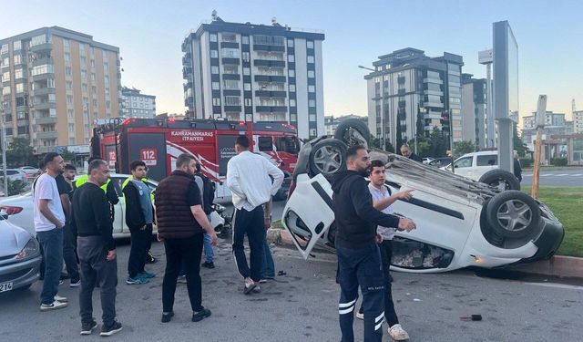Kahramanmaraş’ta 12 Saatte 4 Ayrı Trafik Kazası: 10 Yaralı