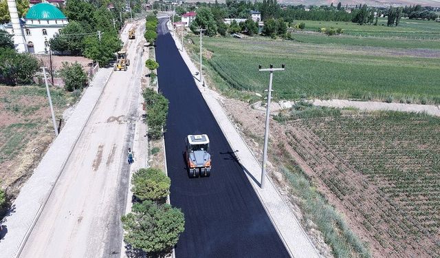 Elbistan İğde’de Yürüyüş Yolu Tamam, Asfalt Başladı