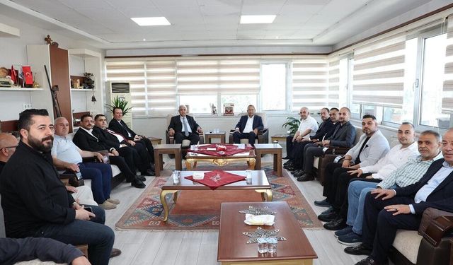 KMTSO’dan KMESOB Başkanı Ahmet Kuybu’ya Hayırlı Olsun Ziyareti