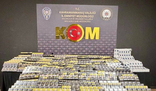 Kahramanmaraş’ta Kaçak Tütün ve Sigara Operasyonu: 7 Şüpheliye İşlem