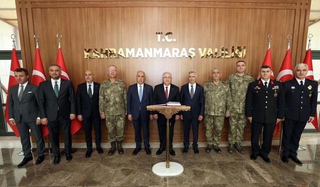 Milli Savunma Bakanı Yaşar Güler Kahramanmaraş’ta temaslarda bulundu