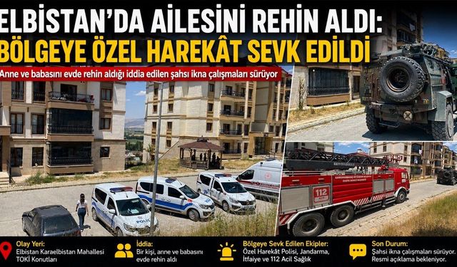 Kahramanmaraş ailesini rehin aldığı iddiası
