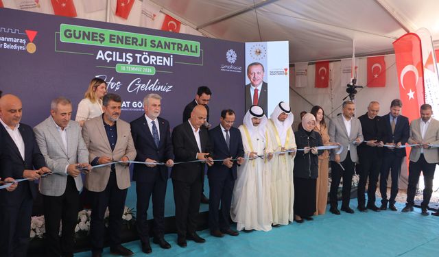 Kahramanmaraş Büyükşehir Belediyesinin 6 Megavatlık GES Projesi Hizmete Açıldı
