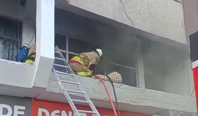 Kahramanmaraş’ta işyerinde yangın