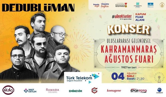 Dedublüman KAFUM’da Müzik Ziyafeti Yaşatacak!