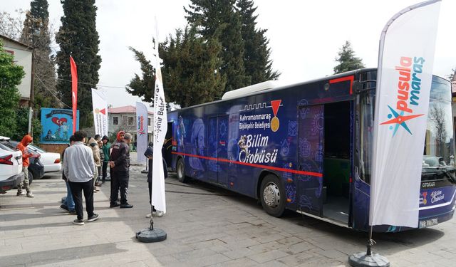 Pusula Maraş’ın Bilim Otobüsü Yeni Eğitim Döneminde de Yollarda