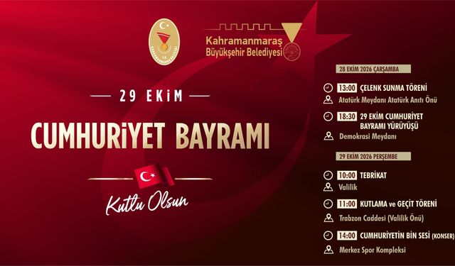 Cumhuriyet’in 103’üncü Yılı Büyük Bir Coşkuyla Kutlanacak